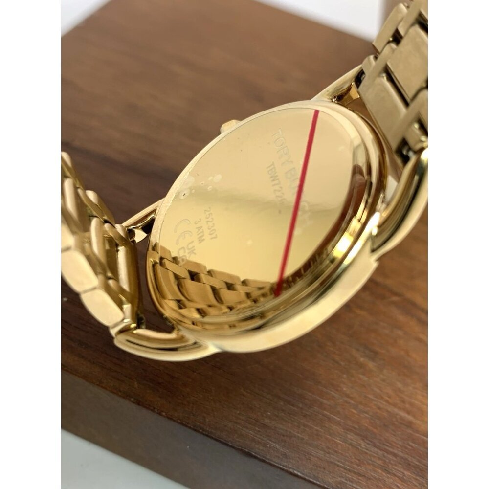 Tory Burch Women's Watch TBW7220 Miller Quartz Cream Dial Gold Stainless Steel - Picture 6 of 13